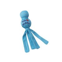 KONG Wubba puppy für Welpen blau mit Quietscher hellblau