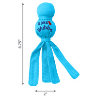 KONG Wubba puppy für Welpen blau mit Quietscher hellblau