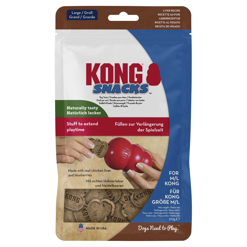 Kong Snacks Hundesnack Lebergeschmack S