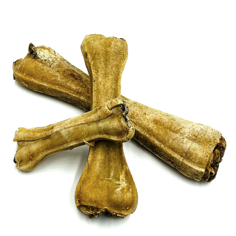 Kauknochen aus Büffelhaut mit köstlicher Pansenfüllung S ca.10 cm