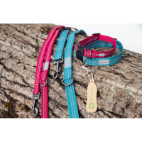 Rukka Pets True Eco Führleine mit Handschlaufe türkis petrol M