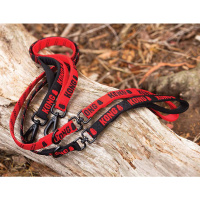 KONG Leine Führleine Zero-shock in rot mit Federung