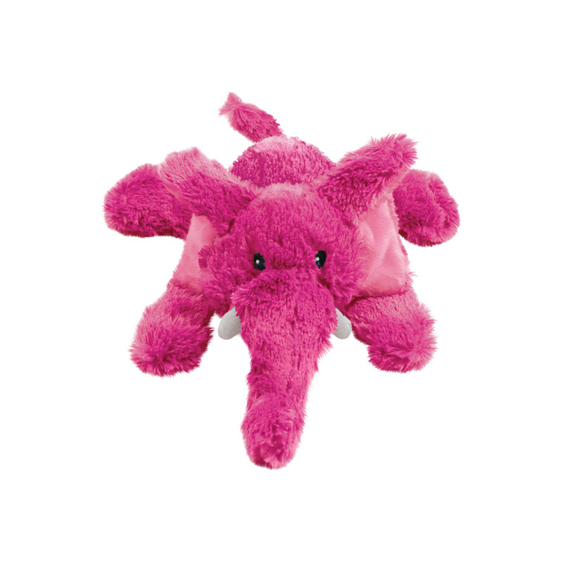 KONG Cozies Brights Kuscheltier Elefant in pink M