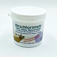 Hirschhornmehl aus Hirschgeweihen