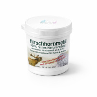 Hirschhornmehl aus Hirschgeweihen