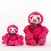 Hugglehounds Knotties Wild Things Sloth Faultier groß pink