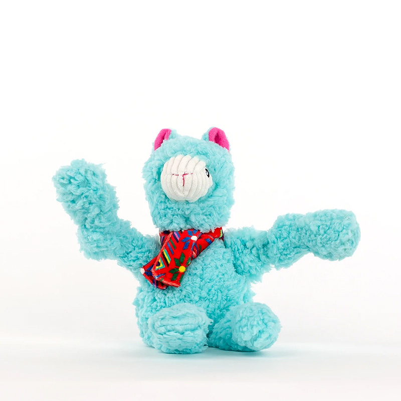 Hugglehounds Knotties Wild Things Lama Lama hell blau groß