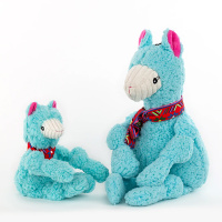 Hugglehounds Knotties Wild Things Lama Lama hell blau groß