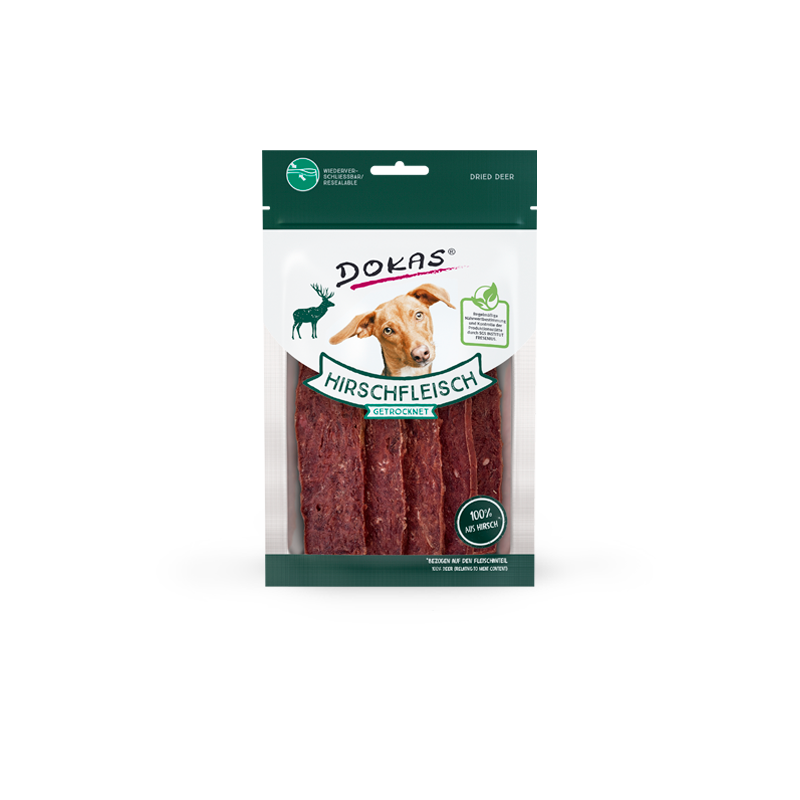 DOKAS Hirschfleisch getrocknet 60g