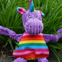 Hugglehounds Knotties Rainbow Unicorn Einhorn groß