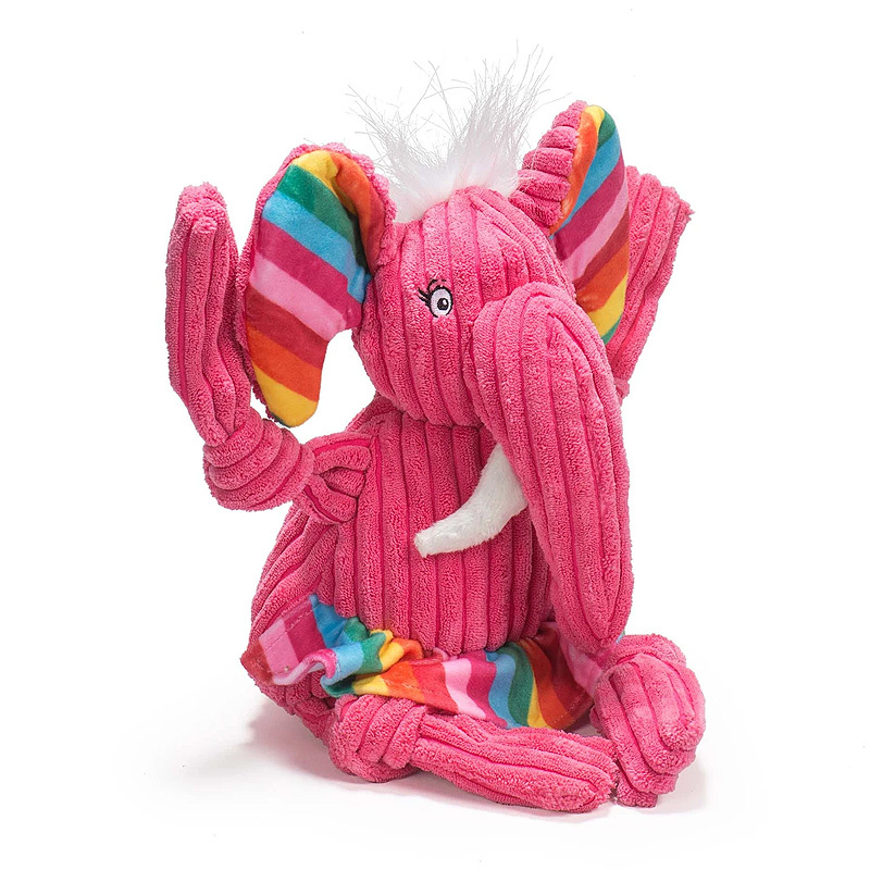 Hugglehounds Knotties Rainbow Elephant Elefant