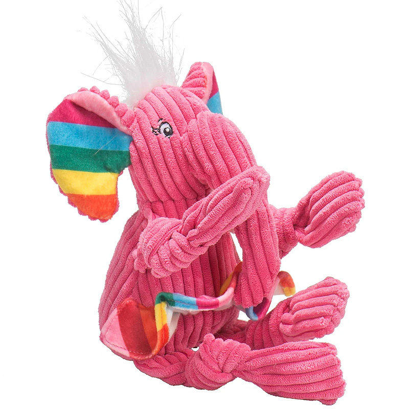Hugglehounds Knotties Rainbow Elephant Elefant