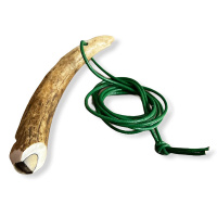 PITUPITA Hundepfeife aus Hirschhornspitze