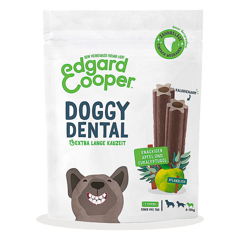 Edgard Cooper Doggy Dental Zahnsticks Apfel u. Eukalyptus small