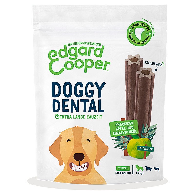 Edgard Cooper Doggy Dental Zahnsticks Apfel u. Eukalyptus large