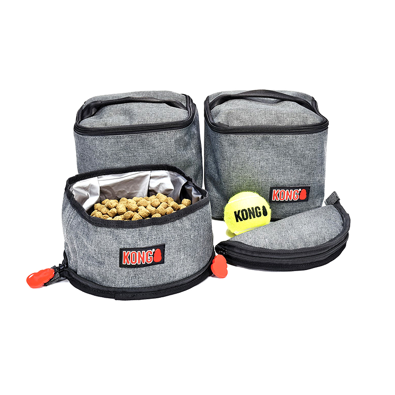 Aufbewahrungsbox für Hundefutter auf Reisen