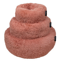 District 70 Fuzz Hundebett Donut rund old pink rosa XL Ø 100 cm