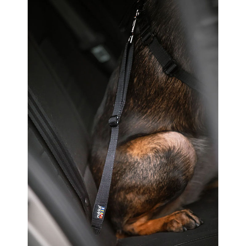 Rukka Pets Sicherheitsgurt mit ISOFIX Autogurt Autoanschnallgurt für Hunde S