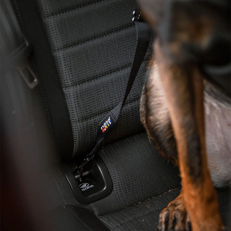Rukka Pets Sicherheitsgurt mit ISOFIX Autogurt Autoanschnallgurt für Hunde S