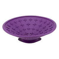 LickiMat Splash Schleckmatte Leckmatte mit Saugfuss LILA-VOLETT