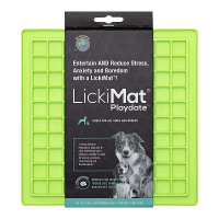 LickiMat PLAYDATE Schleckmatte Leckmatte 20x20cm GRÜN