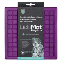 LickiMat PLAYDATE Schleckmatte Leckmatte 20x20cm LILA-VIOLETT
