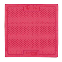 LickiMat Soother Leckmatte Schleckmatte 20x20cm PINK