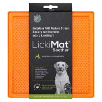 LickiMat Soother Leckmatte Schleckmatte 20x20cm ORANGE