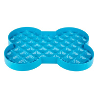 LickiMat Slodog Anti Schling Napf SlowFeeder Plate  blau türkis