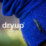 DryUp Trocken Cape Hundebademantel BIG  für große Hunde in blueberry blau 79cm Rückenlänge