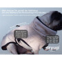 DryUp Trocken Cape Hundebademantel für Mops Bulldogge in lila violett bilberry 35cm Rückenlänge