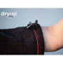 DryUp Glove großer Trocken Handschuh aus Frottee-Baumwolle in schwarz