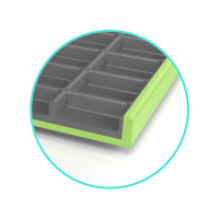 LickiMat PLAYDATE TUFF Schleckmatte Leckmatte 20x20cm GRÜN