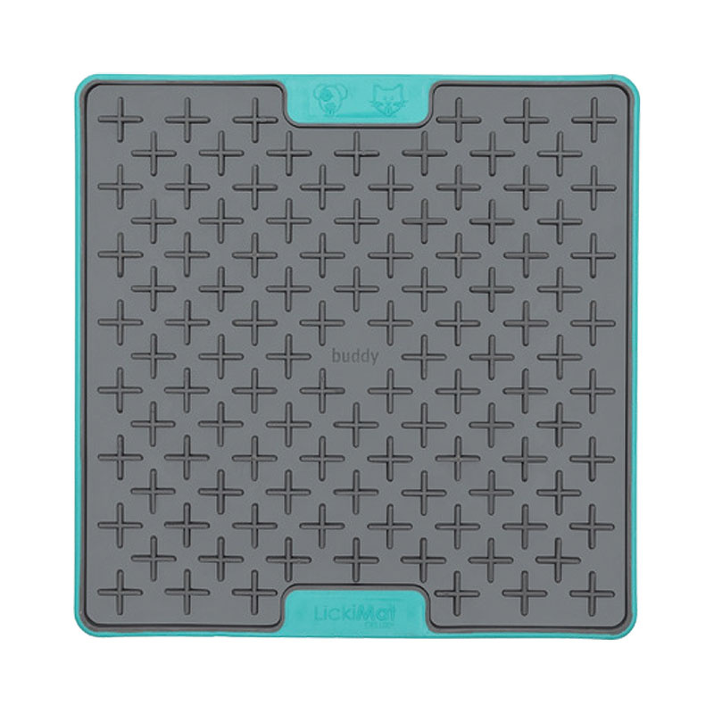 LickiMat BUDDY TUFF Schleckmatte Leckmatte 20x20cm ORANGE