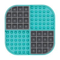 LickiMat SLOMO Schleckmatte Leckmatte 20x20cm GRÜN