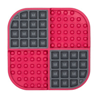 LickiMat SLOMO Schleckmatte Leckmatte 20x20cm PINK