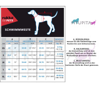 Rukka Pets Schwimmweste orange M