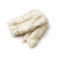 Kaninchenhaut mit Fell für Hunde 1000g