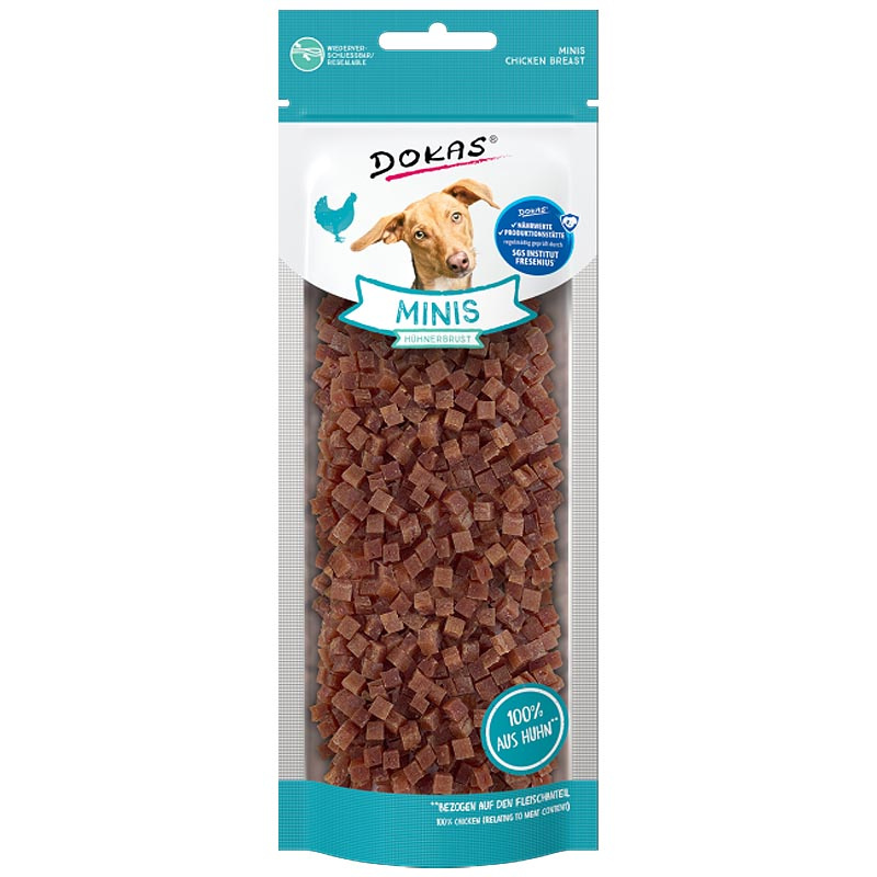 DOKAS Minis Hühnerbrust 70g
