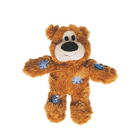 KONG Wild Knots Teddy Bär Kuschelbär GRAU XS