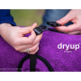 DryUp Trocken Cape Hundebademantel in bilberry lila violett M 60cm