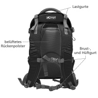 Kurgo K9 G-Train verstärkter Rucksack &...