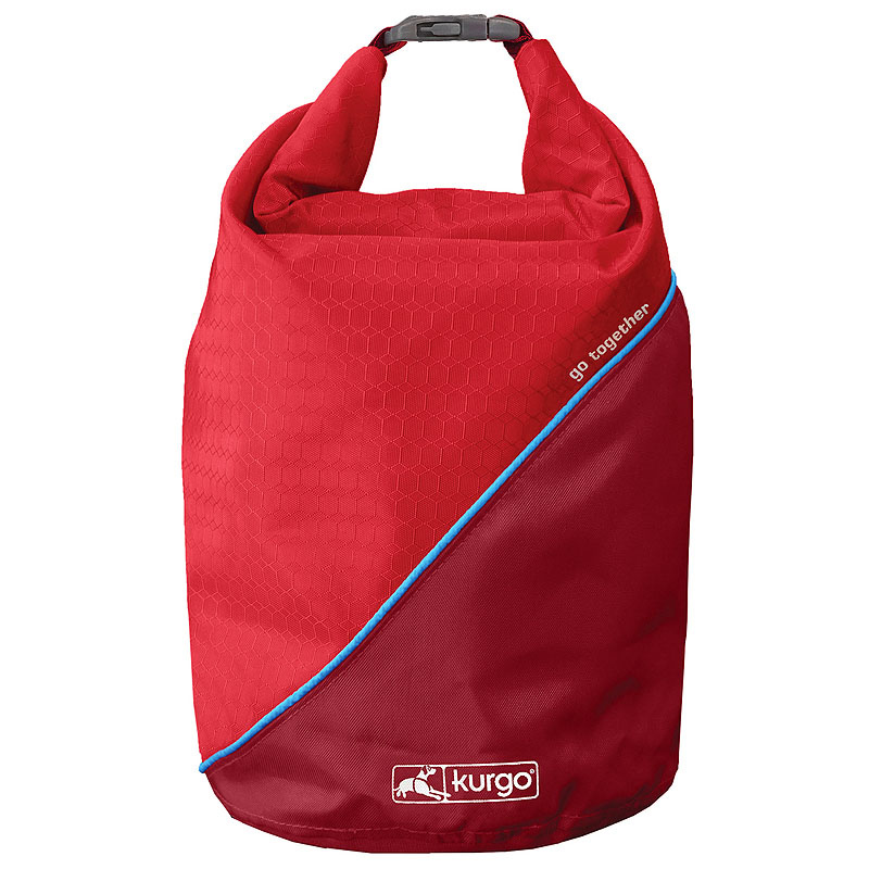 Kurgo Futterbehälter Futtertasche Kibble Carrier für unterwegs in chilli rot