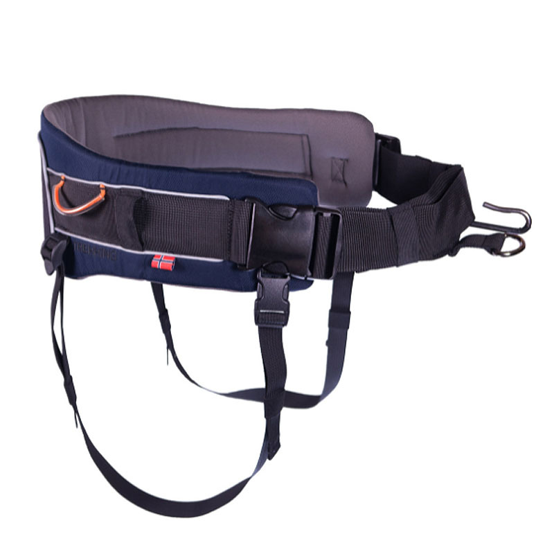 Non-stop dogwear Trekking belt  Canicross Bauchgurt blau S  74-85 cm