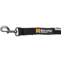 Non-stop dogwear Strong Leash robuste Hundeleine in schwarz 2m - 26mm breit