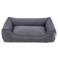 PITUPITA Ersatzbezug für das Hundebett MILA S  65 x 50 cm dunkelgrau-schwarz