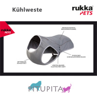 Rukka Pets Kühlweste in grau  M