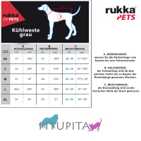 Rukka Pets Kühlweste in grau  L