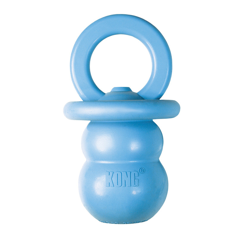 KONG  Puppy Binkie S 12 cm x 6,3 cm S in blau