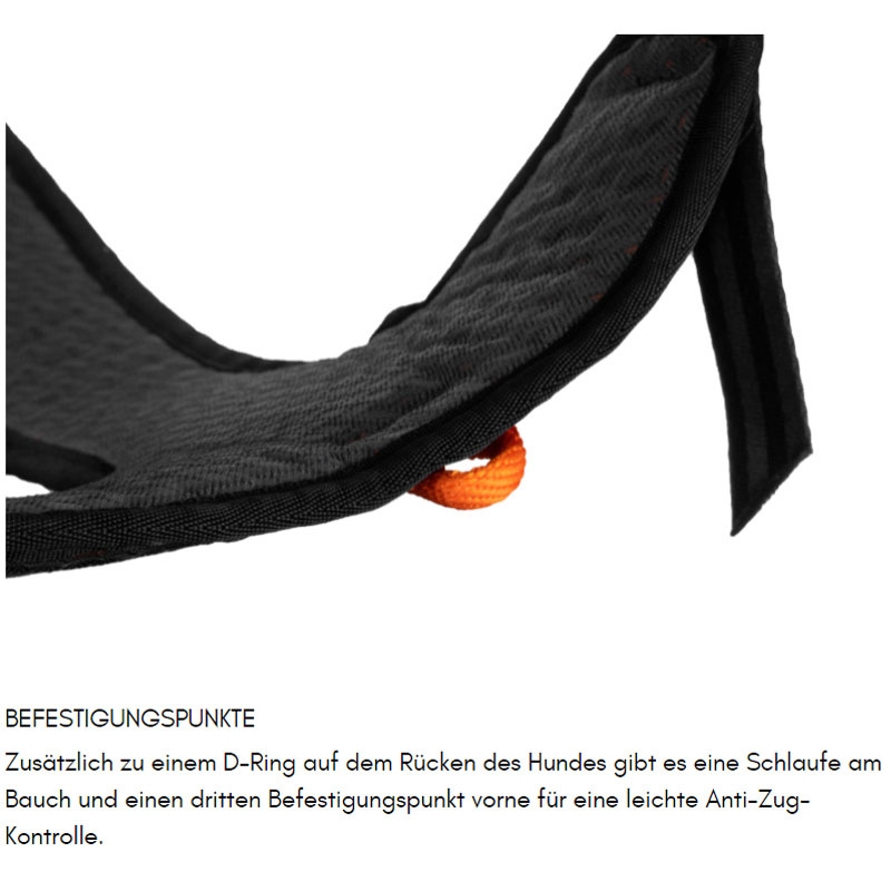 Non-stop dogwear Rock Brustgeschirr Hundegeschirr leicht und atmungsaktiv